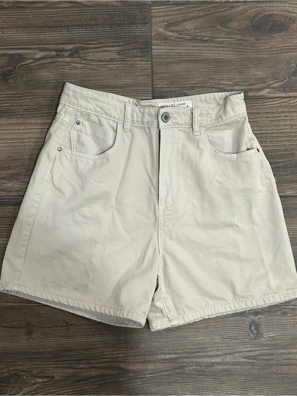 Wish List High-Waisted Mom Cotton Shorts